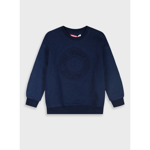 Fleece hoodie for boys | NAVY