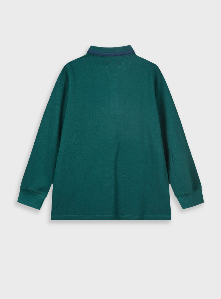 Μακρυμάνικο πόλο για αγόρι | ΣΚΟΝΙΣΜΕΝΟ ΠΡΑΣΙΝΟ Μακρυμάνικο πόλο για αγόρι | ΣΚΟΝΙΣΜΕΝΟ ΠΡΑΣΙΝΟ