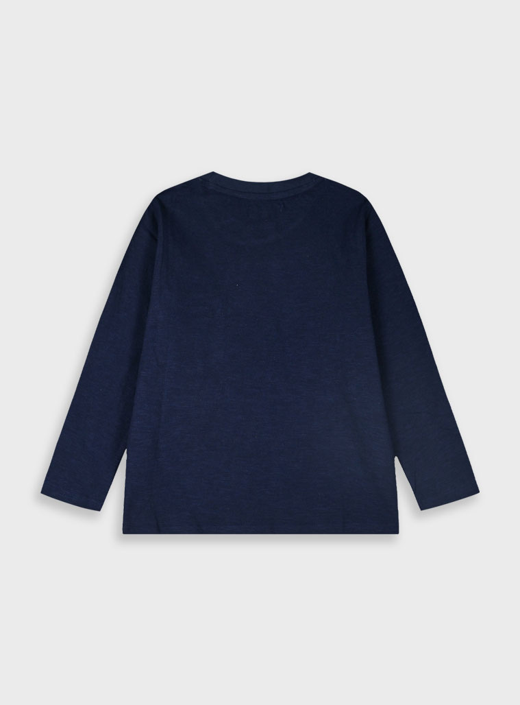 Long sleeve jersey shirt for boys | NAVY