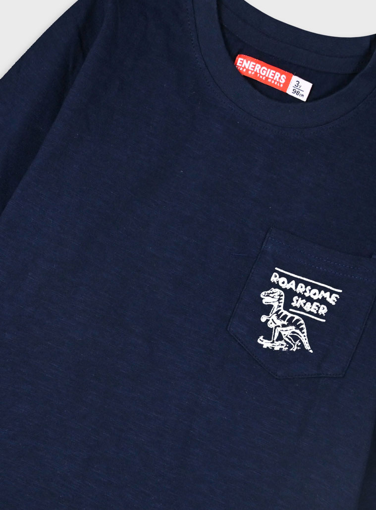 Long sleeve jersey shirt for boys | NAVY