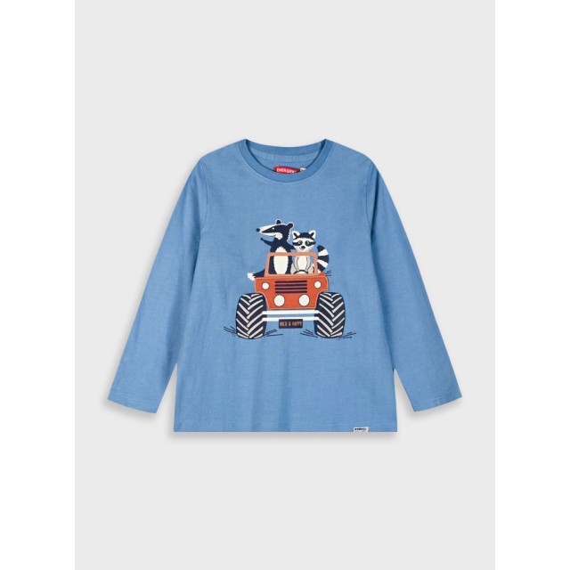 Long sleeve jersey shirt for boys | SKY BLUE