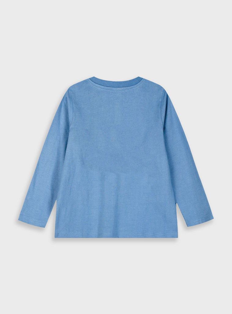 Long sleeve jersey shirt for boys | SKY BLUE
