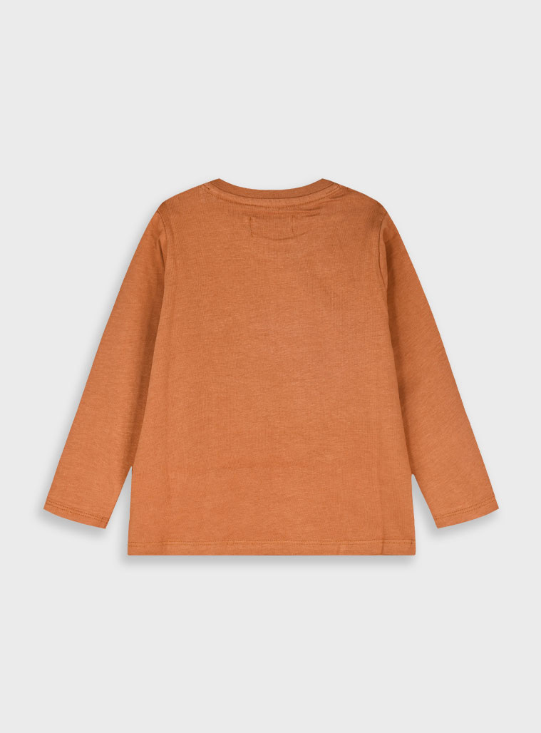 Long sleeve jersey shirt for boys | CHOCOLATE Long sleeve jersey shirt for boys | CHOCOLATE