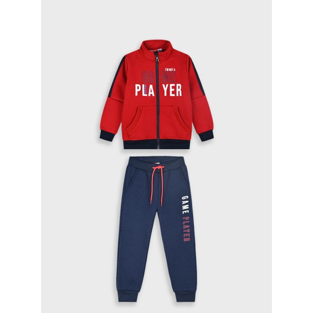 Fleece tracksuit with jacket for boys | NAVY Fleece tracksuit with jacket for boys | NAVY