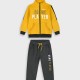 Fleece tracksuit with jacket for boys | ANTHRACITE