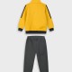 Fleece tracksuit with jacket for boys | ANTHRACITE