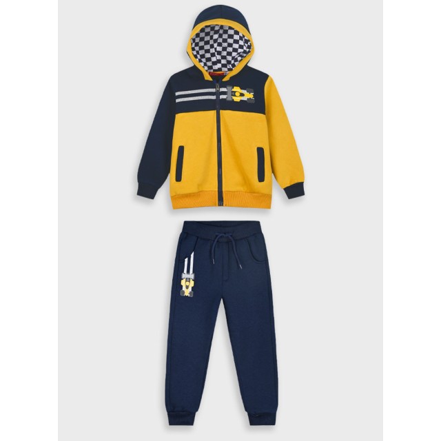 Fleece tracksuit with jacket for boys | NAVY Fleece tracksuit with jacket for boys | NAVY