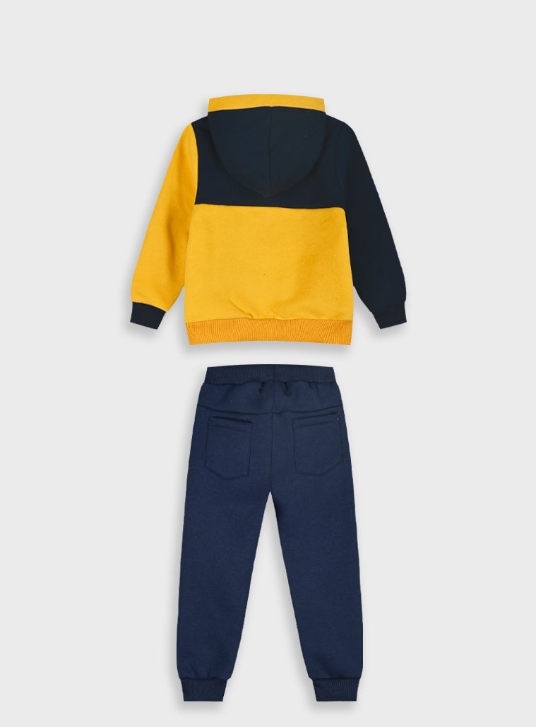 Fleece tracksuit with jacket for boys | NAVY Fleece tracksuit with jacket for boys | NAVY