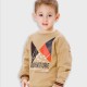Fleece sweatshirt for boys | BEIGE