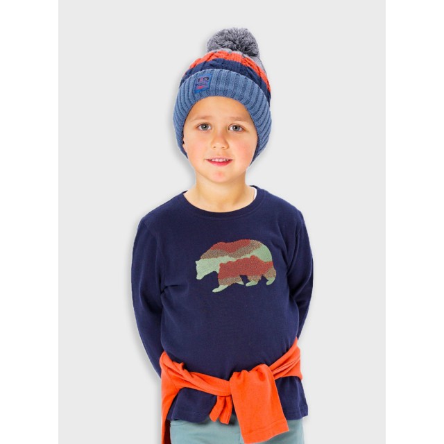 Long sleeve jersey shirt for boys | NAVY