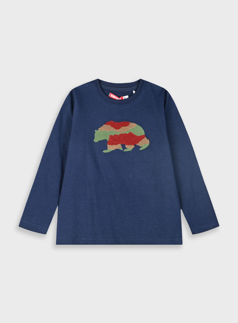 Long sleeve jersey shirt for boys | NAVY