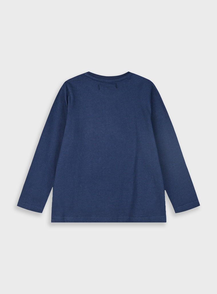 Long sleeve jersey shirt for boys | NAVY