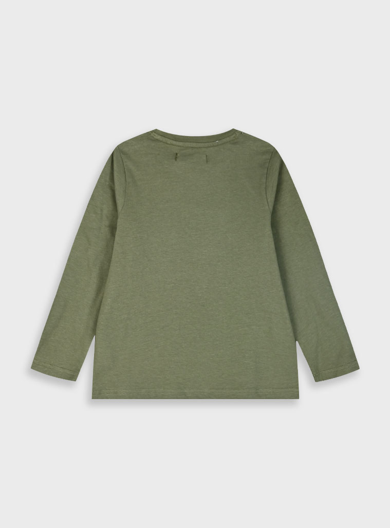 Long sleeve jersey shirt for boys | KHAKI