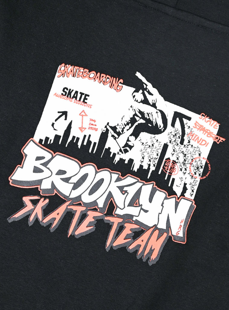 Fleece tracksuit set for boys | BLACK