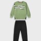 Fleece tracksuit set for boys | KHAKI