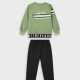 Fleece tracksuit set for boys | KHAKI