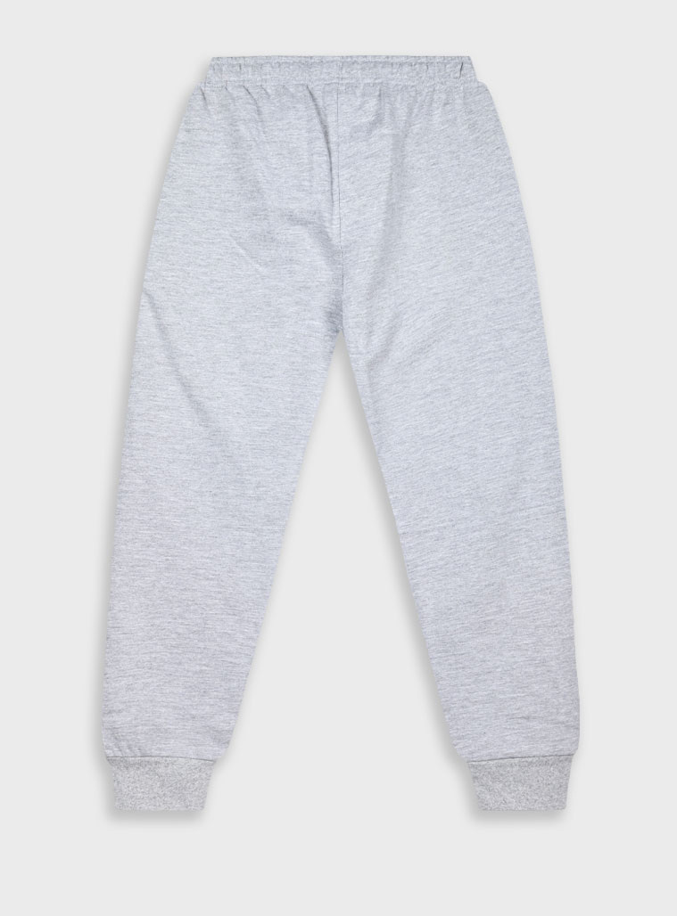 Fleece sweatpants for boys | GREY MELANGE Fleece sweatpants for boys | GREY MELANGE