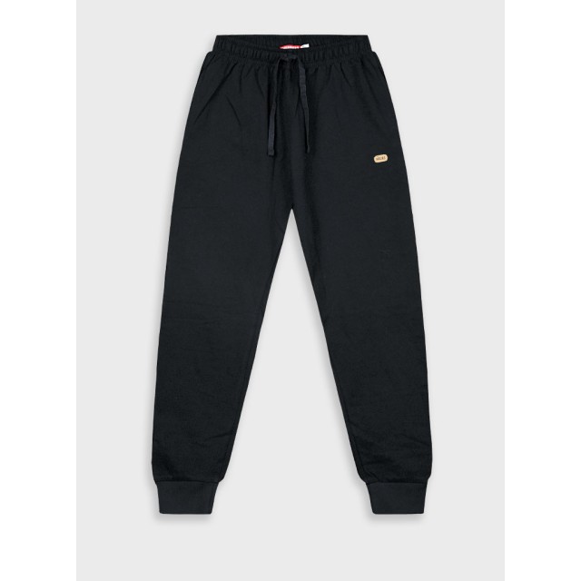 Fleece sweatpants for boys | BLACK