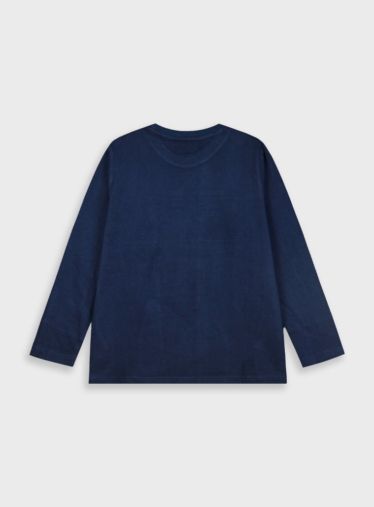 Long sleeve jersey shirt for boys | NAVY Long sleeve jersey shirt for boys | NAVY