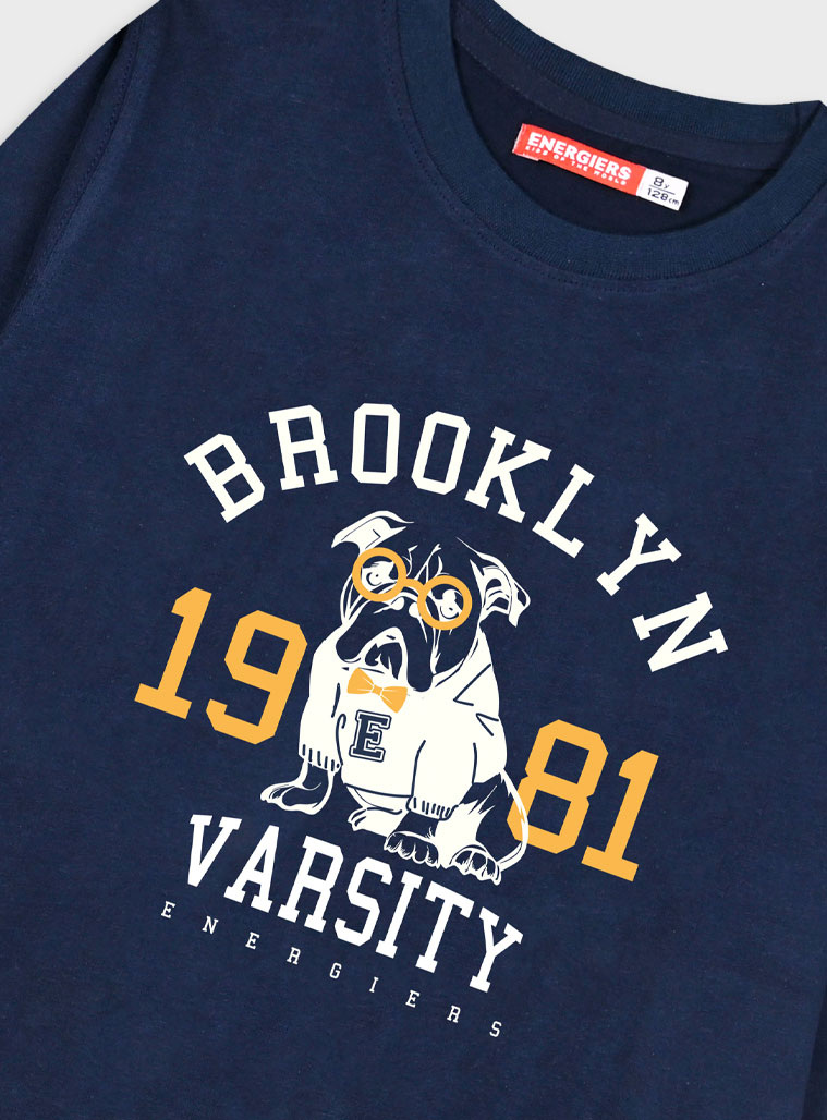 Long sleeve jersey shirt for boys | NAVY Long sleeve jersey shirt for boys | NAVY