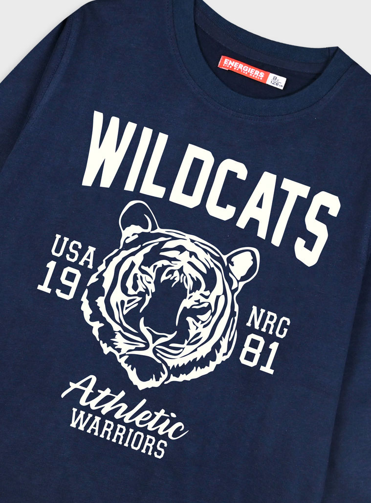 Long sleeve jersey shirt for boys | NAVY Long sleeve jersey shirt for boys | NAVY