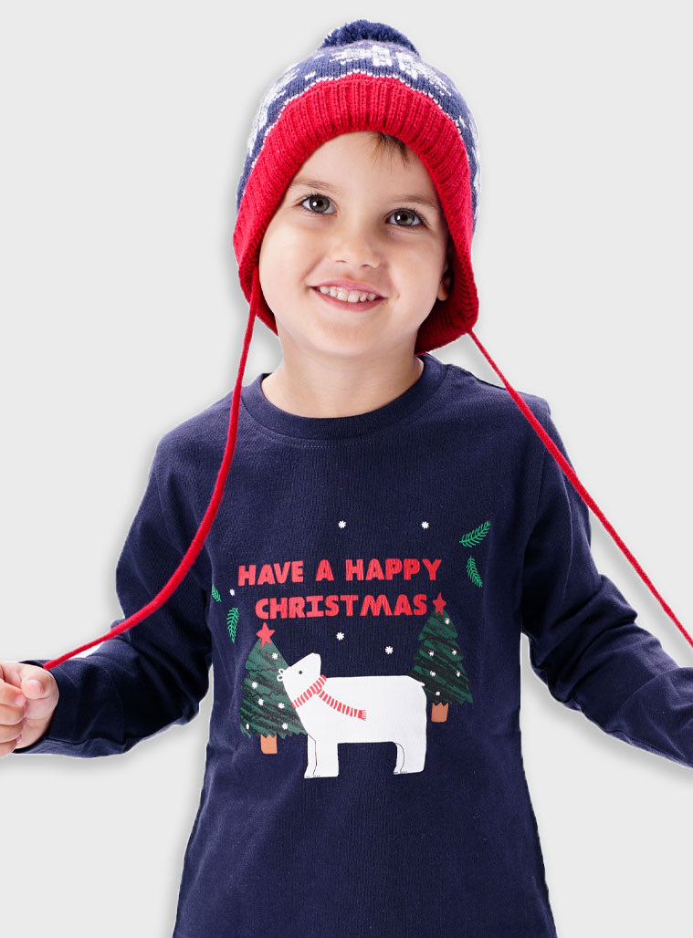 Χριστουγεννιάτικη μακρυμάνικη μπλούζα | ΜΑΡΕΝ Χριστουγεννιάτικη μακρυμάνικη μπλούζα | ΜΑΡΕΝ