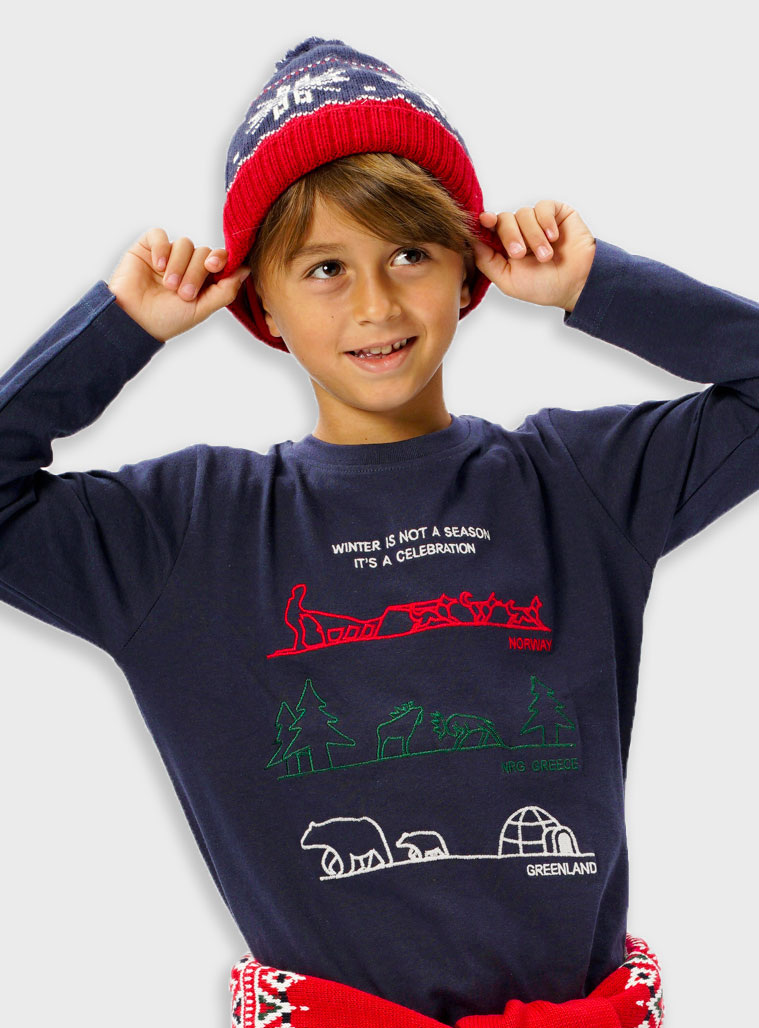 Χριστουγεννιάτικη μακρυμάνικη μπλούζα | ΜΑΡΕΝ Χριστουγεννιάτικη μακρυμάνικη μπλούζα | ΜΑΡΕΝ