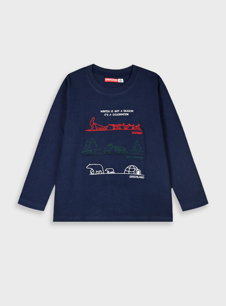 Χριστουγεννιάτικη μακρυμάνικη μπλούζα | ΜΑΡΕΝ Χριστουγεννιάτικη μακρυμάνικη μπλούζα | ΜΑΡΕΝ