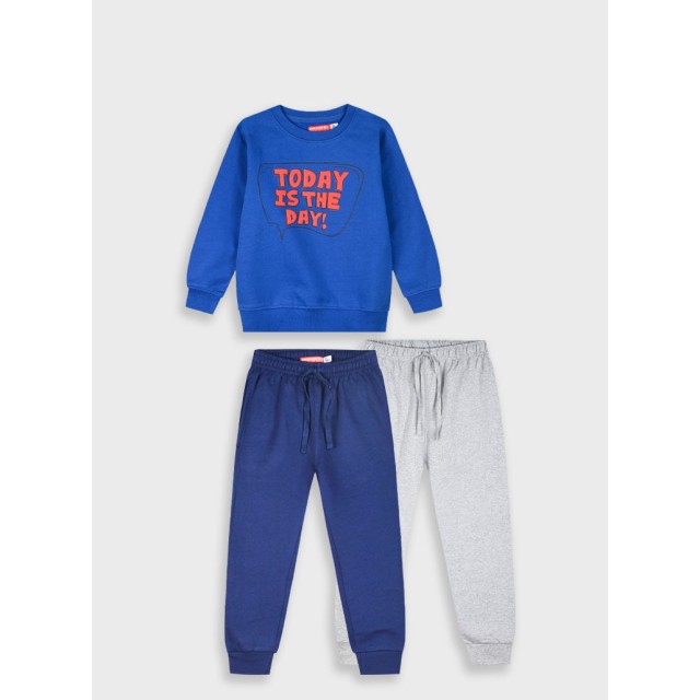 Fleece tracksuit set for boys | NAVY Fleece tracksuit set for boys | NAVY