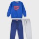Fleece tracksuit set for boys | NAVY