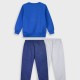 Fleece tracksuit set for boys | NAVY