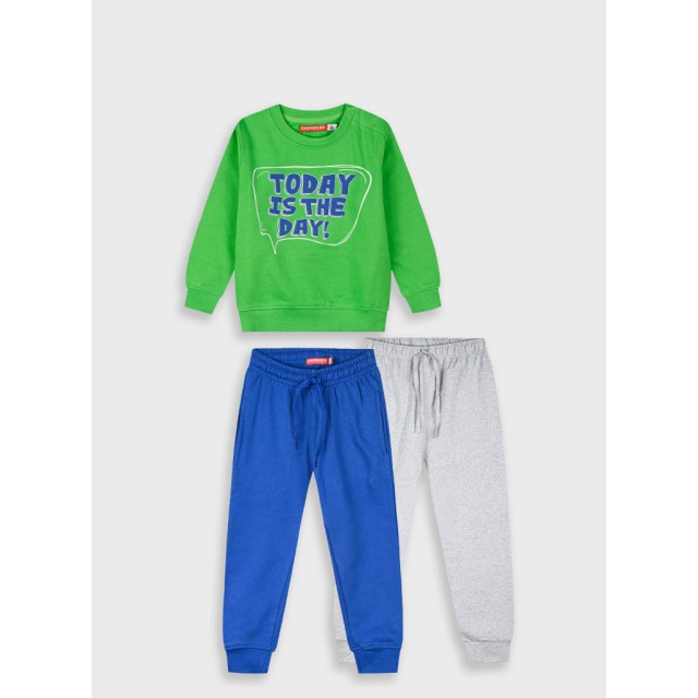 Fleece tracksuit set for boys | ROYAL BLUE