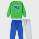 Fleece tracksuit set for boys | ROYAL BLUE