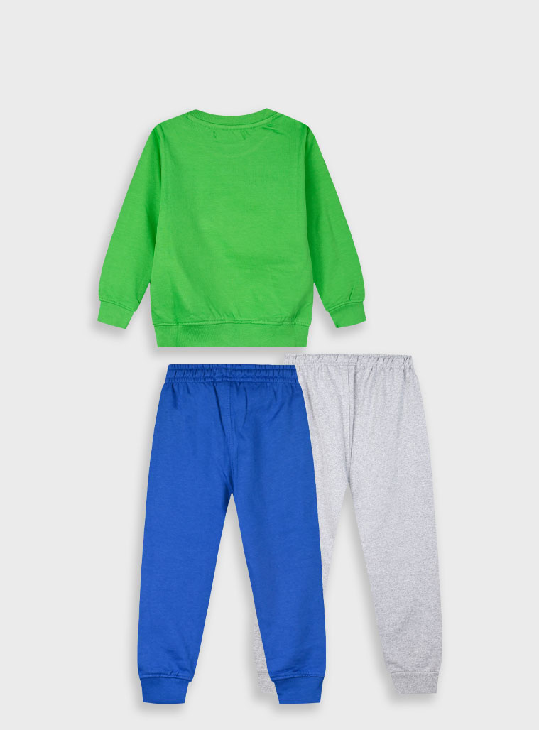 Fleece tracksuit set for boys | ROYAL BLUE