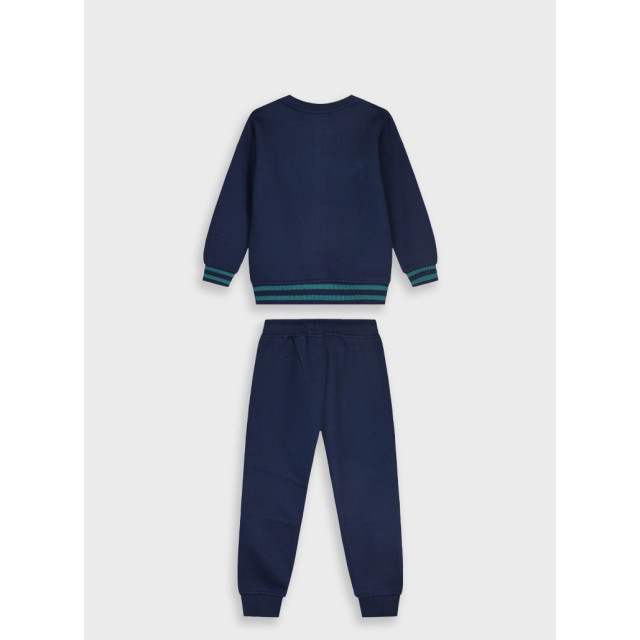 Tracksuit with embroidery | NAVY
