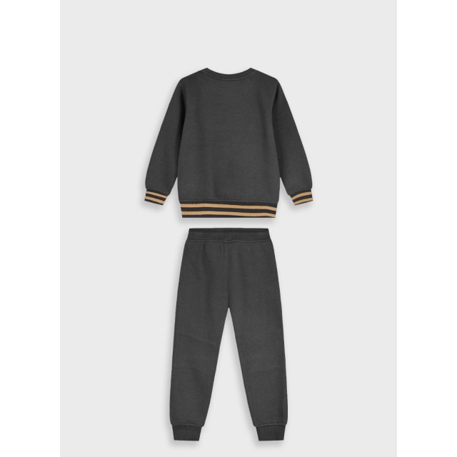 Tracksuit with embroidery | ANTHRACITE