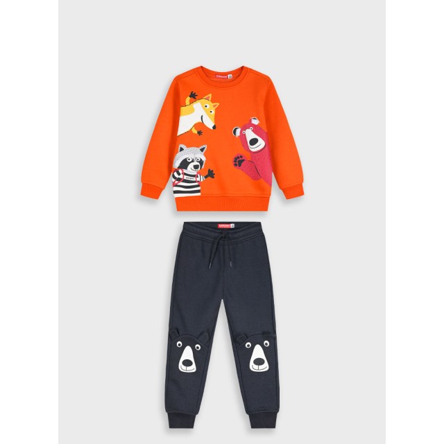 Φούτερ φόρμα με τύπωμα | ΑΝΘΡΑΚΙ