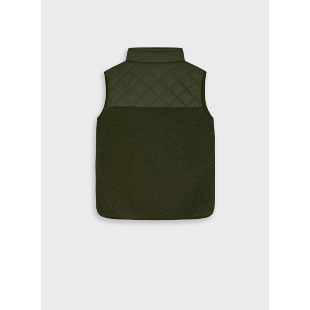 Sleeveless jacket | KHAKI
