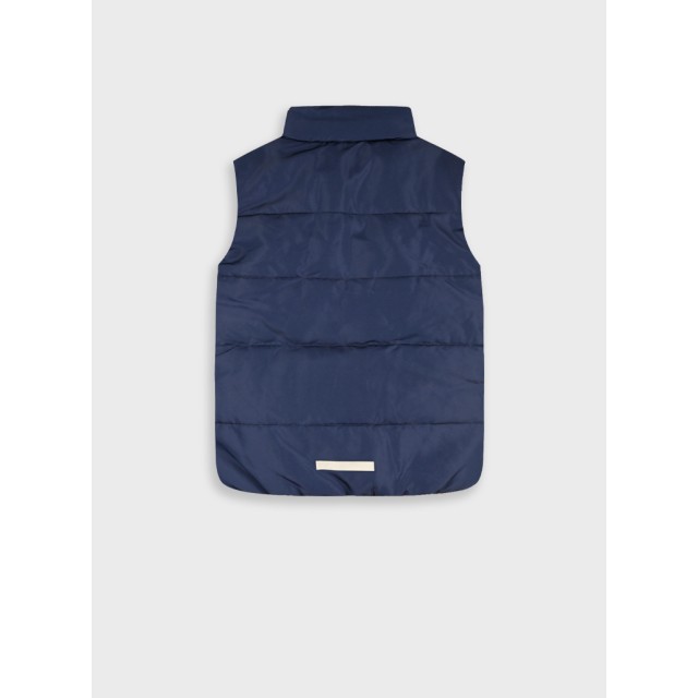 Sleeveless jacket | NAVY