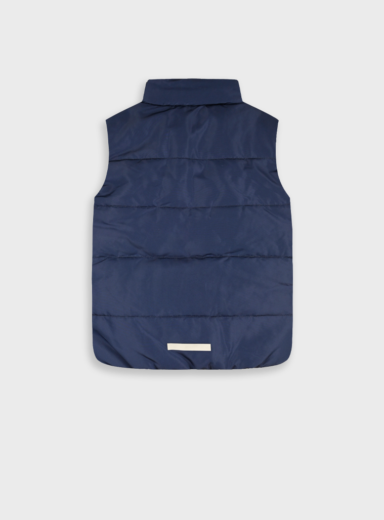 Sleeveless jacket | NAVY