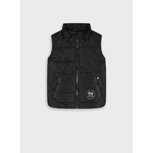 Sleeveless jacket | BLACK