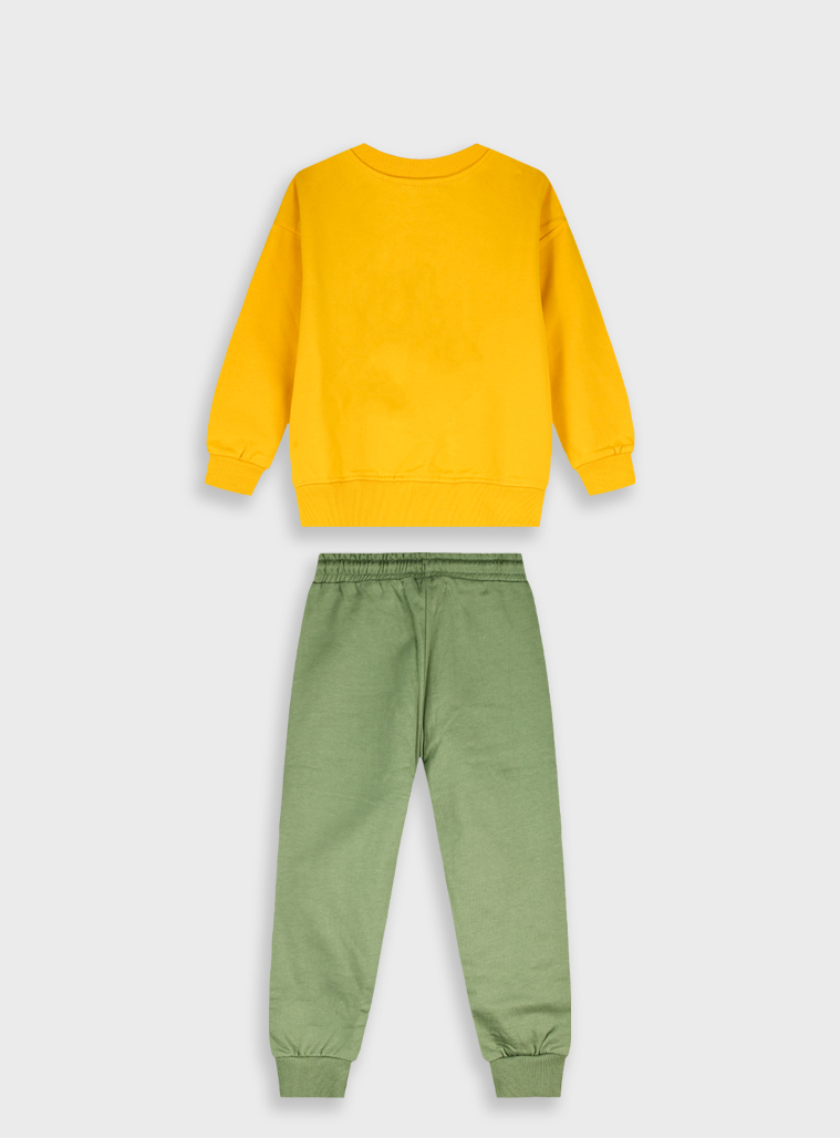 Fleece tracksuit | KHAKI