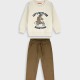 Fleece tracksuit | CHOCOLATE