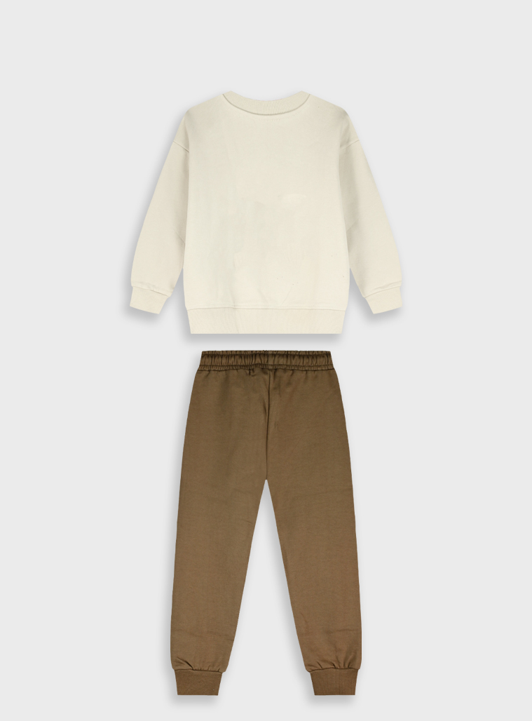 Fleece tracksuit | CHOCOLATE