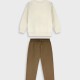 Fleece tracksuit | CHOCOLATE