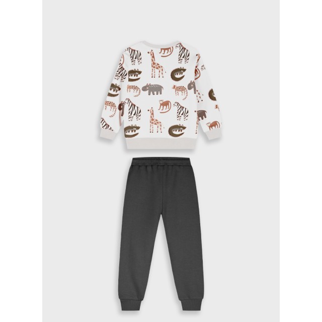 Fleece tracksuit | Antracite