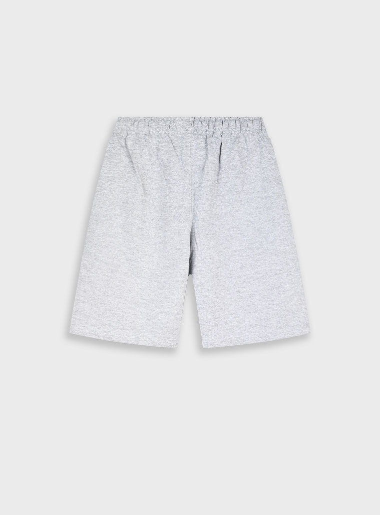 Basic Line bermuda for boys | GREY MELANGE