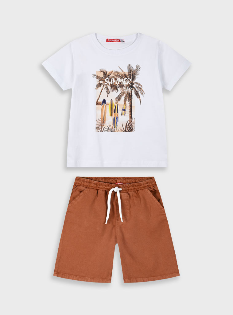 Set with print for boys | TERRACOTTA