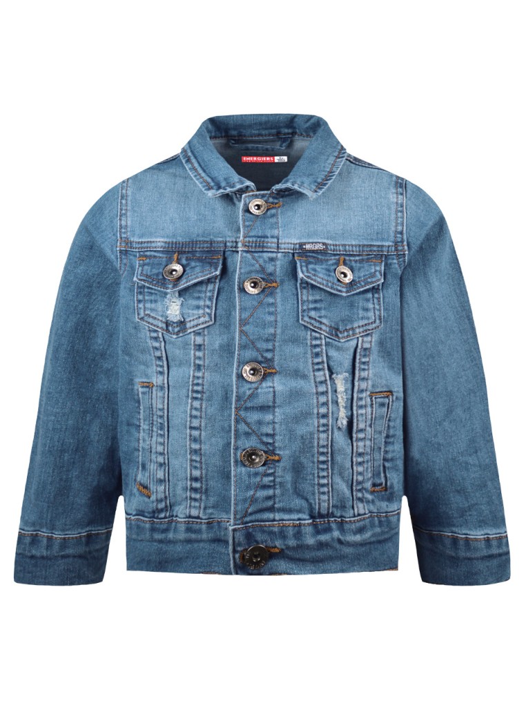 Τζην μπουφάν με καταστροφές για αγόρι | ΜΠΛΕ ΤΖΗΝ