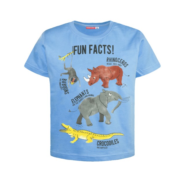 Μακό μπλούζα Fun Facts | ΓΑΛΑΖΙΟ